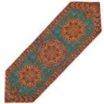 رومیزی رانر 160 طرح ثمین سبزکله غازی Ru119