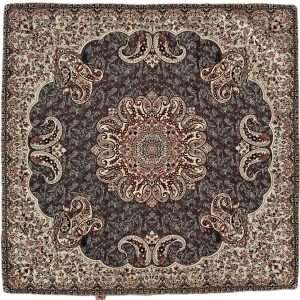 ست رومیزی پنج تکه طرح ترنج طوسی co3415