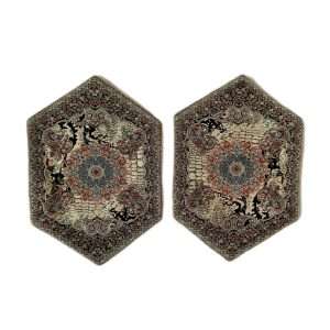 رومیزی عسلی 35 در 45 ترنج پتینه لمه