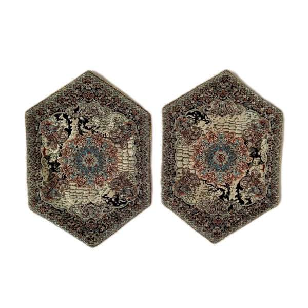 رومیزی عسلی 35 در 45 ترنج پتینه لمه