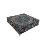 جعبه ترمه مناسب هدیه ، آجیل و شکلات خوری مدل B-2 Blue