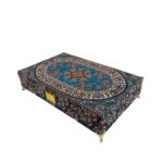 جعبه ترمه مناسب هدیه ، آجیل و شکلات خوری مدل B-3 Blue