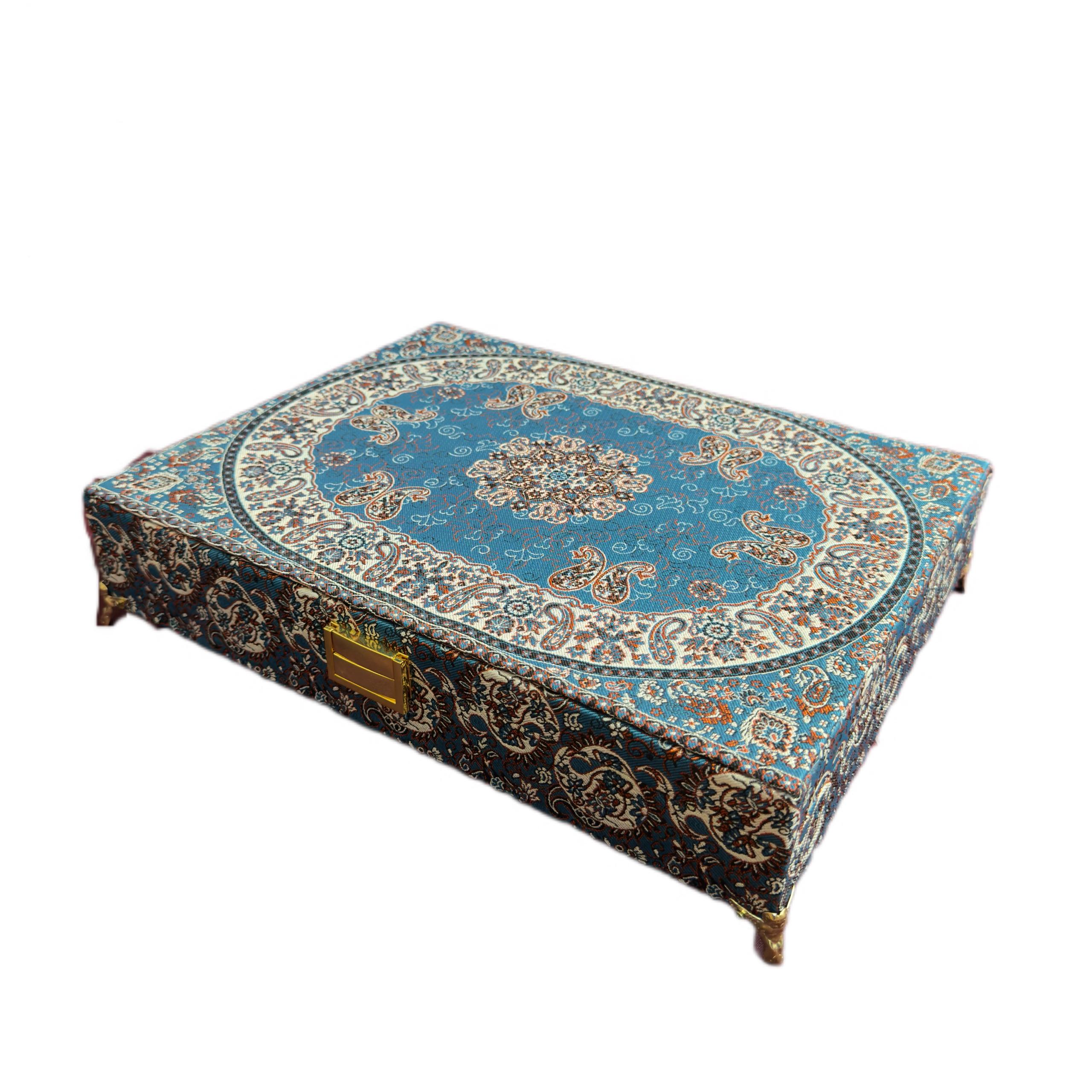 جعبه ترمه مناسب هدیه ، آجیل و شکلات خوری مدل B-4 Blue جعبه ترمه مناسب هدیه ، آجیل و شکلات خوری مدل B-4 Blue