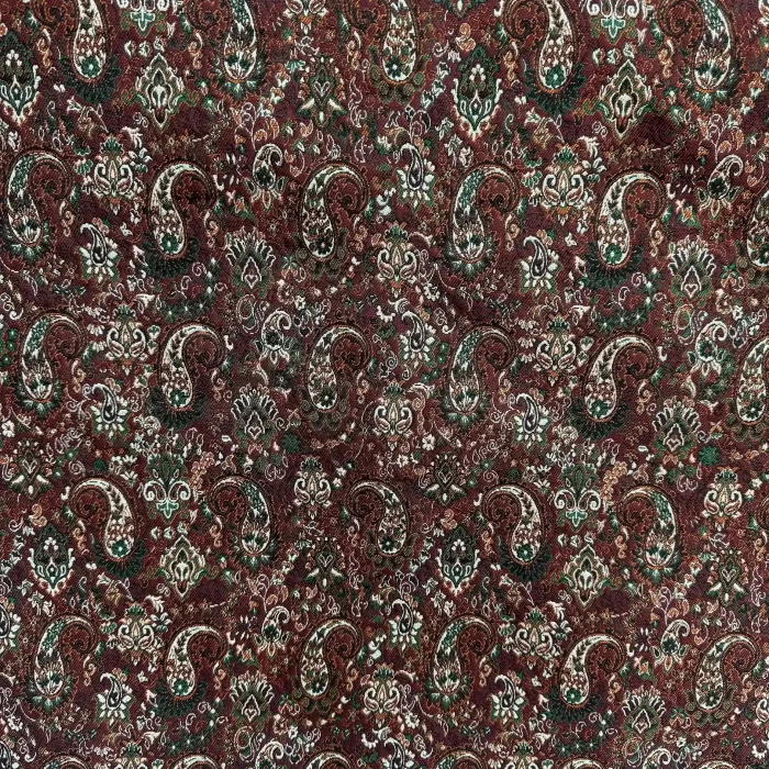 پارچه متری ترمه رنگ زرشکی پارچه متری ترمه رنگ زرشکی